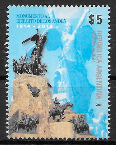 colección sellos turismo Argentina 2014