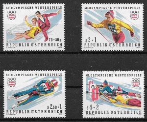 sellos deporte Austria 1975