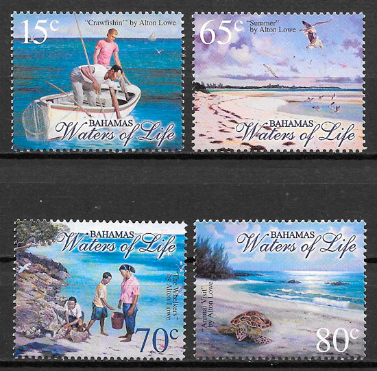 filatelia turismo Bahamas 2003