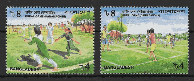 filatelia colección deporte Bangladesh 2002