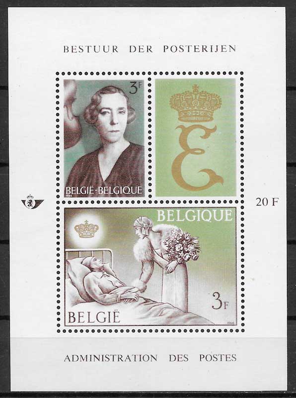 sellos personalidades Belgica 1966