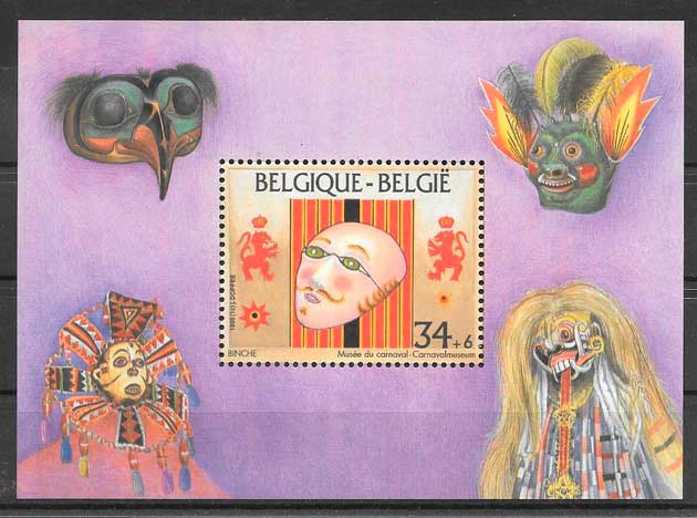 filatelia coleccion arte Belgica 1995