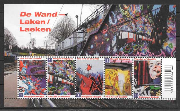 selos arte Belgica 2011