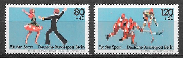 sellos deporte Berlin 1983