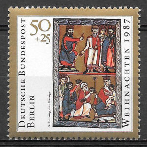 filatelia colección navidad Berlin 1987