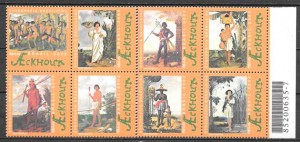 colección sellos arte Brasil 2002