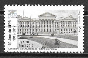 filatelia arquitectura Brasil 2012