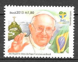 colección sellos personalidad Brasil 2013