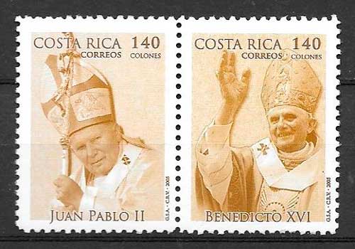 sellos personalidad Costa Rica 2005