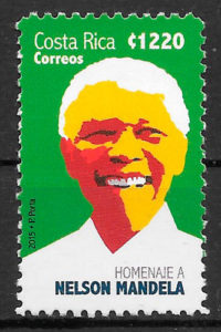 filatelia coleccion Costa Rica personalidad 2015