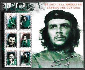 filatelia personalidad Cuba 2002