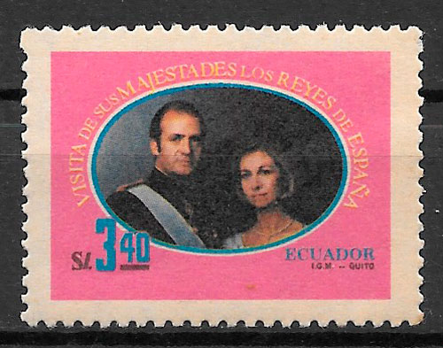 sellos personalidad Ecuador 1980