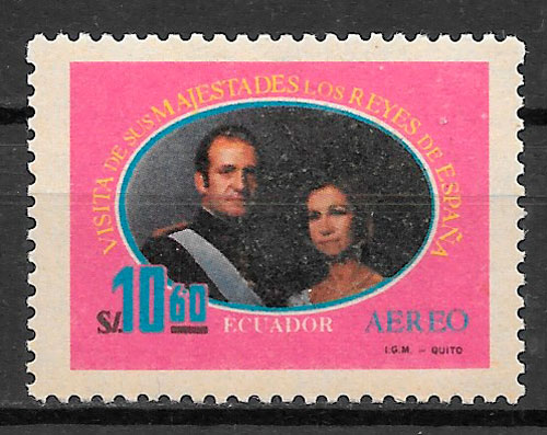 sellos personalidad Ecuador 1980
