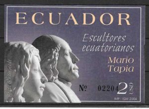 sellos arte Ecuador 2004