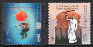 coleccion selos Emiratos Arbes Unidos 2013