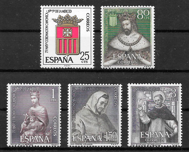 filatelia coleccion personalidad Espana 1963