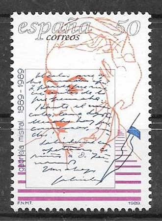 sellos personalidad Espana 1989