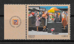 colección sellos arte Estonia 2011