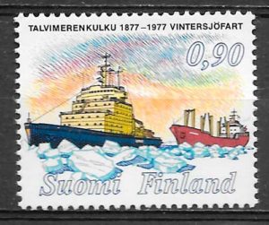 sellos transporte Finlandia 1977