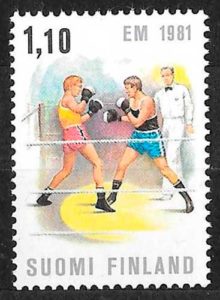 sellos deporte Finlandia 1981