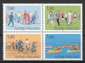 sellos deporte Finlandai 1989