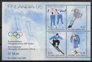 filatelia deporte Finlandia 1994