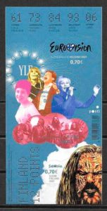 coleccion sellos arte Finlandia 2007