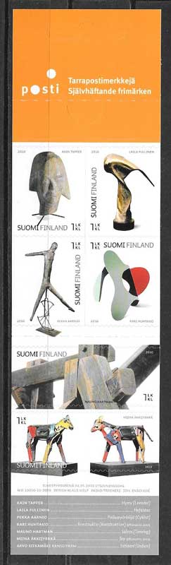 coleccion sellos arte Finlandia 2010