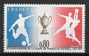 sellos deporte Francia 1977