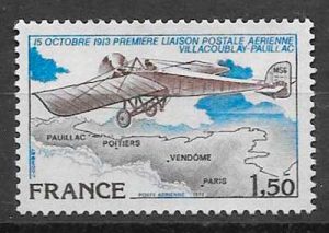 FILATELIA TRANSPORTE Francia 1978