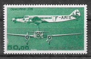 sellos transporte aéreo Francia 1987