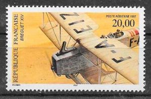 sellos transporte aéreos Francia 1987