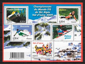 filatelia deporte Francia 2009