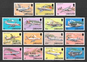 sellos transporte Gibraltar 1982