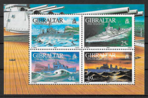 coleccion sellos transporte Gibraltar 1994