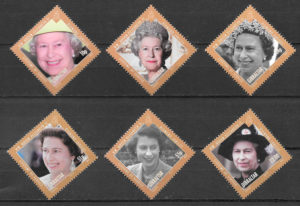 colección sellos personalidades Gibraltar 2012