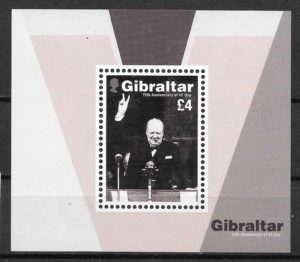 coleccion sellos personalidades Gibraltar 2020