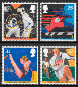 coleccion sellos deporte Gran Bretana 1991