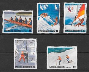 sellos deporte Grecia 1983