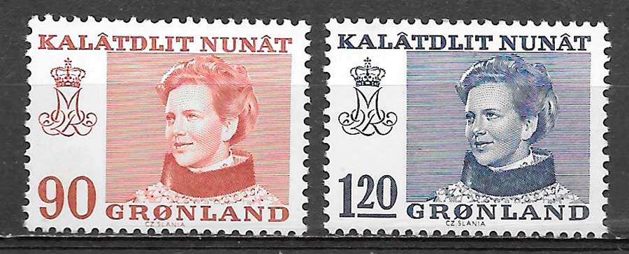 filatelia personalidad Groenlandia 1974
