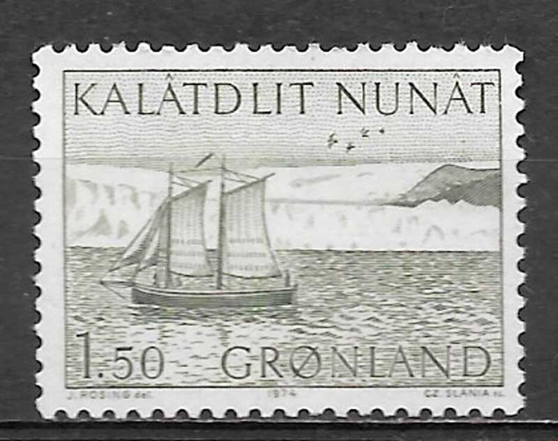 sellos transporte Groenlandia 1974