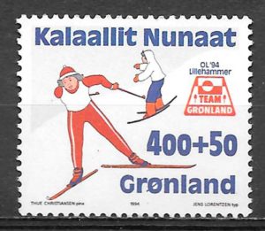 filatelia deporte Groenlandia 1994