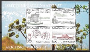 filatelia coleccion transporte Groenlandia 1999