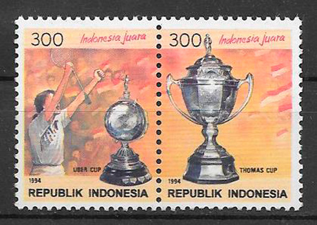 sellos deporte Indonesia 1994