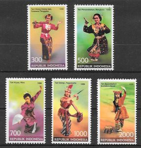 filatelia arte Indonesia 1998