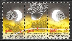 filatelia espacio Indonesia 2016
