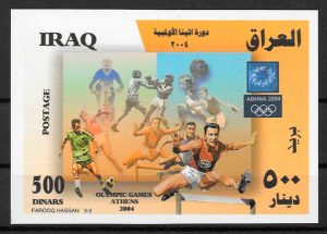 filatelia deporte Iraq 2006