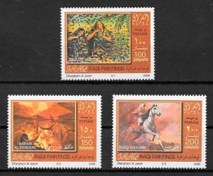 filatelia colección arte Iraq 2006