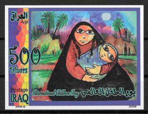 colección sellos arte Iraq 2009