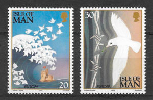 filatelia colección Europa Isla de Man 1995